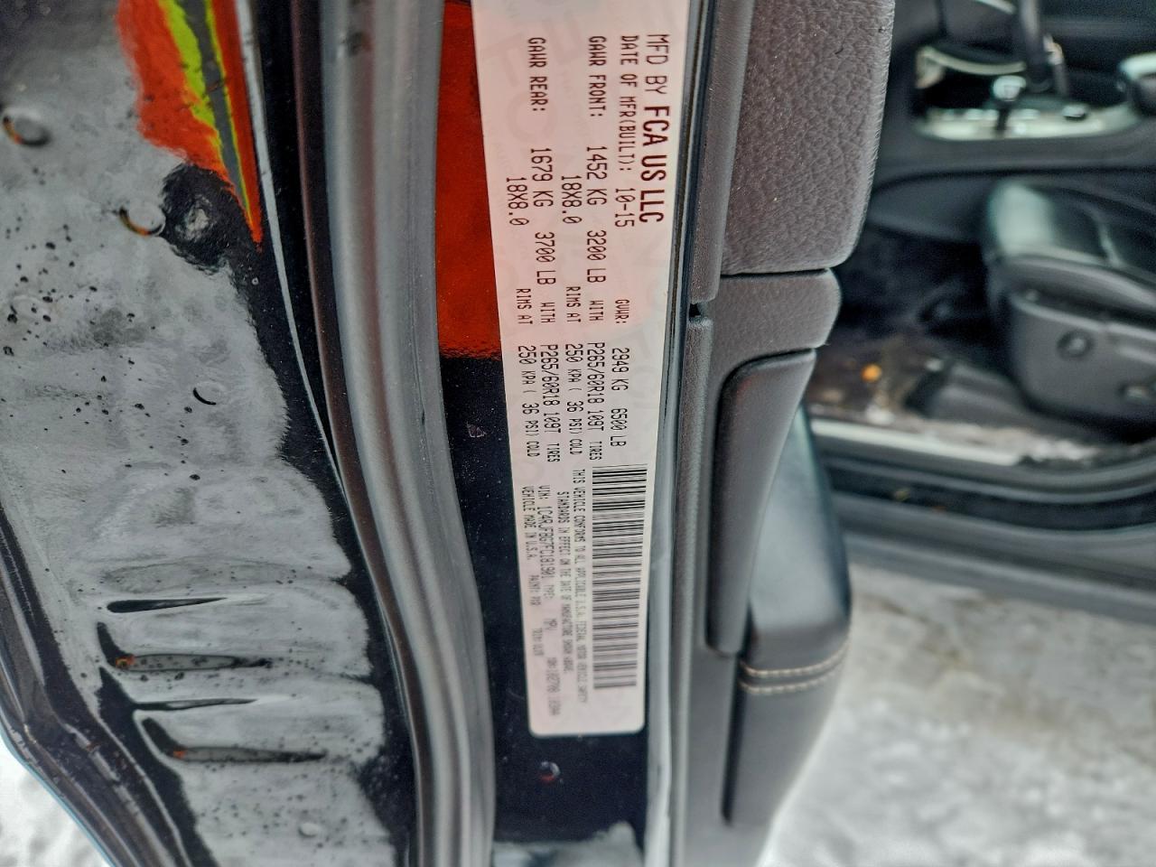 2015 Jeep Grand Cherokee Limited VIN: 1C4RJFBG7FC181901 Lot: 94315005