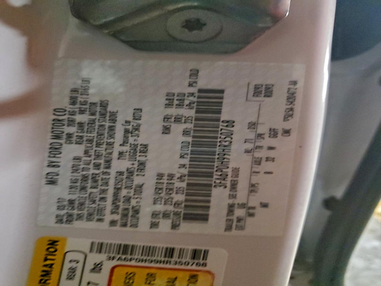 2017 Ford Fusion Se VIN: 3FA6P0H99HR350768 Lot: 91890675