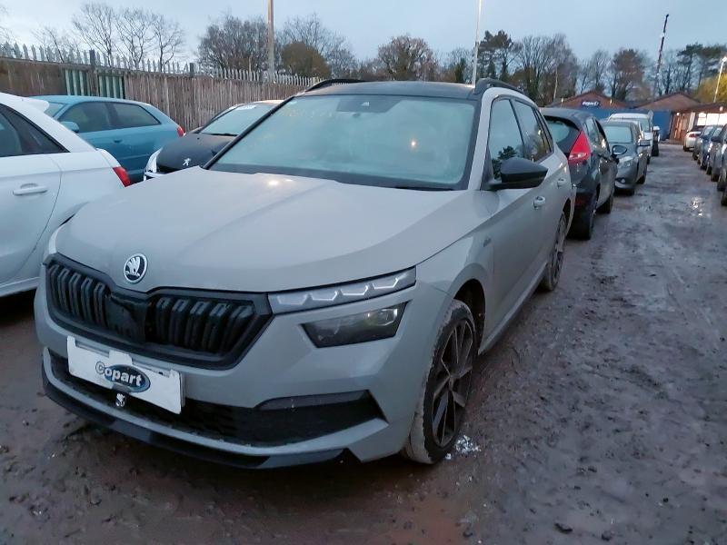 2021 SKODA KAMIQ 1.5 TSI MONTE CARLO 5DR DSG for sale at Copart WOLVERHAMPTON