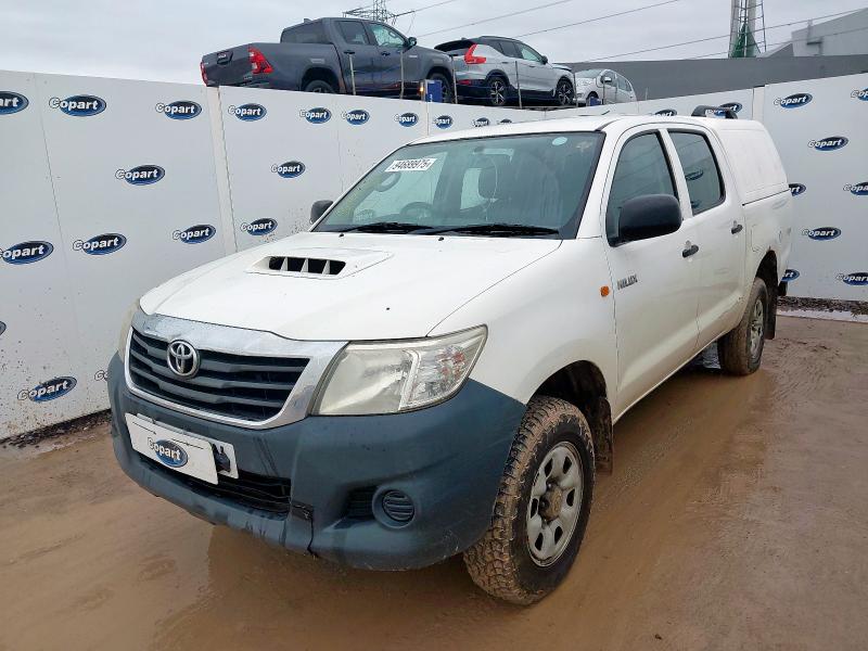 2012 TOYOTA HILUX HL2 D/CAB PICK UP 2.5 D-4D 4WD 144 for sale at Copart BRISTOL