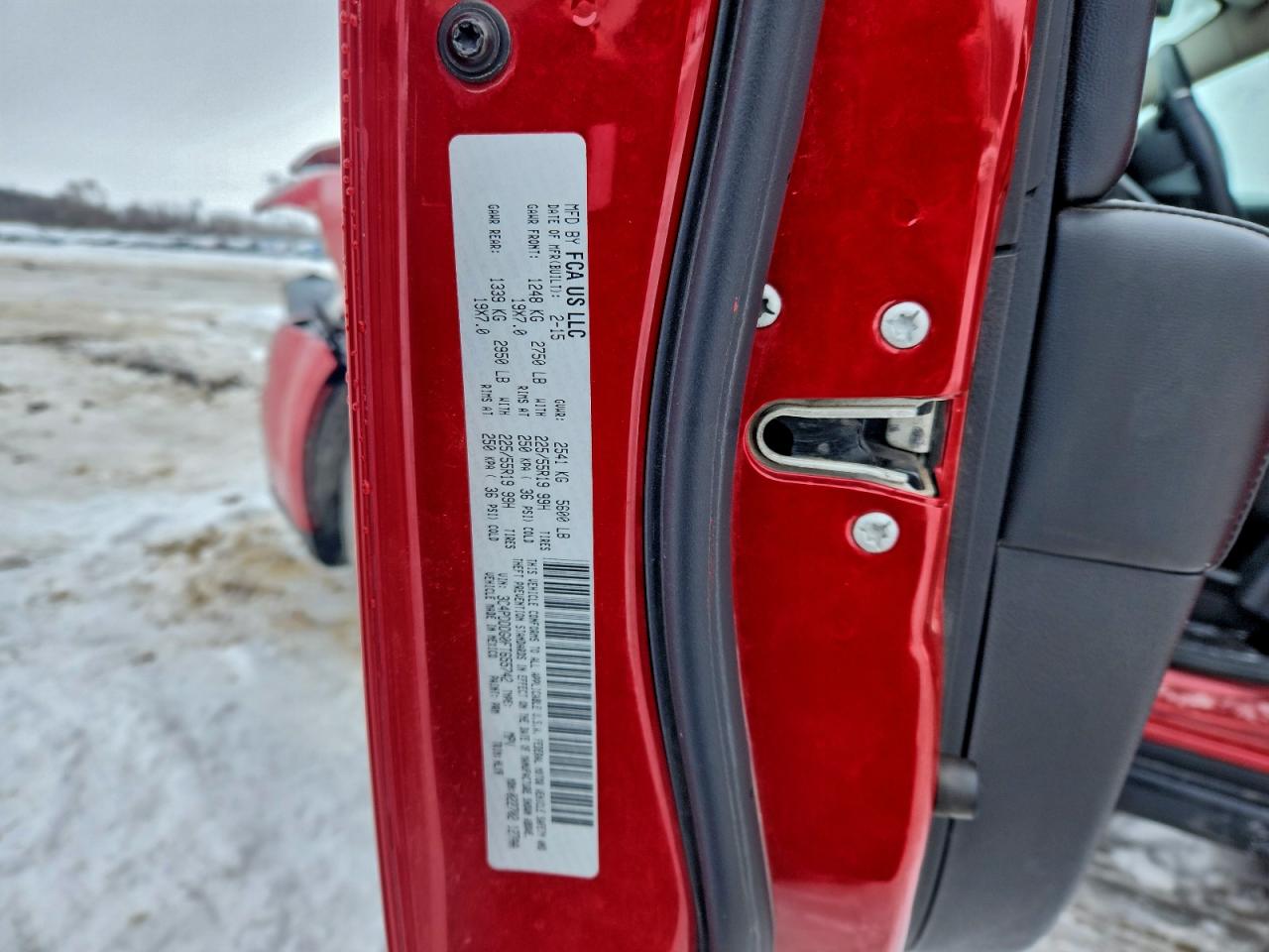 2015 Dodge Journey Limited VIN: 3C4PDDDG0FT655742 Lot: 94591205