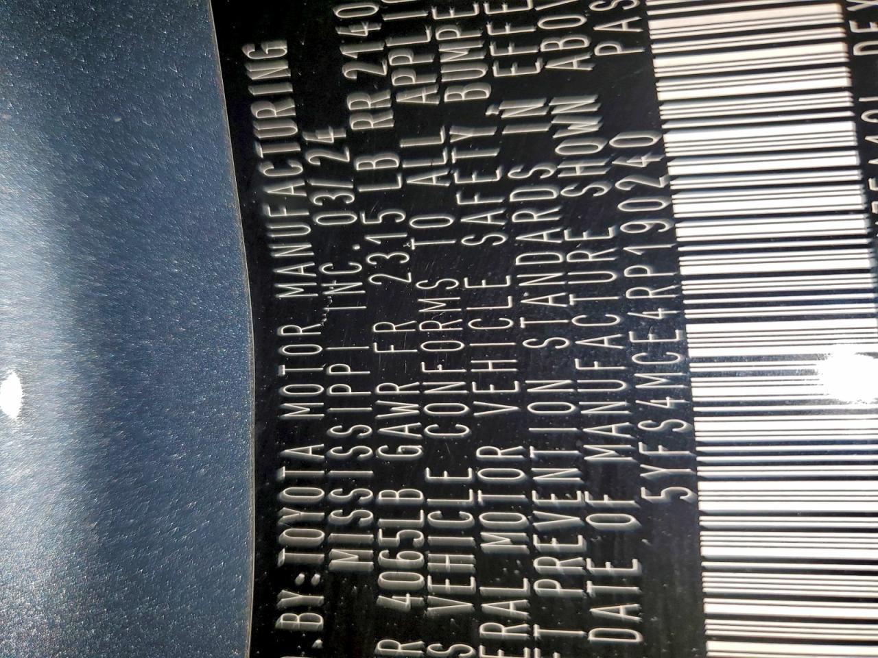 2024 Toyota Corolla Se VIN: 5YFS4MCE4RP190240 Lot: 95794365