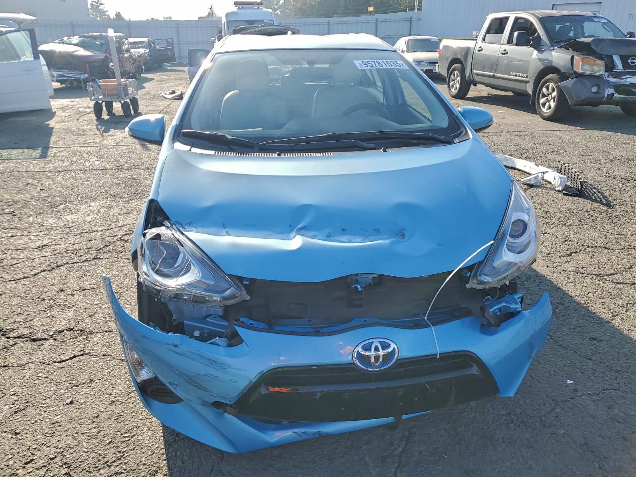 2015 Toyota Prius C VIN: JTDKDTB39F1101224 Lot: 95781535