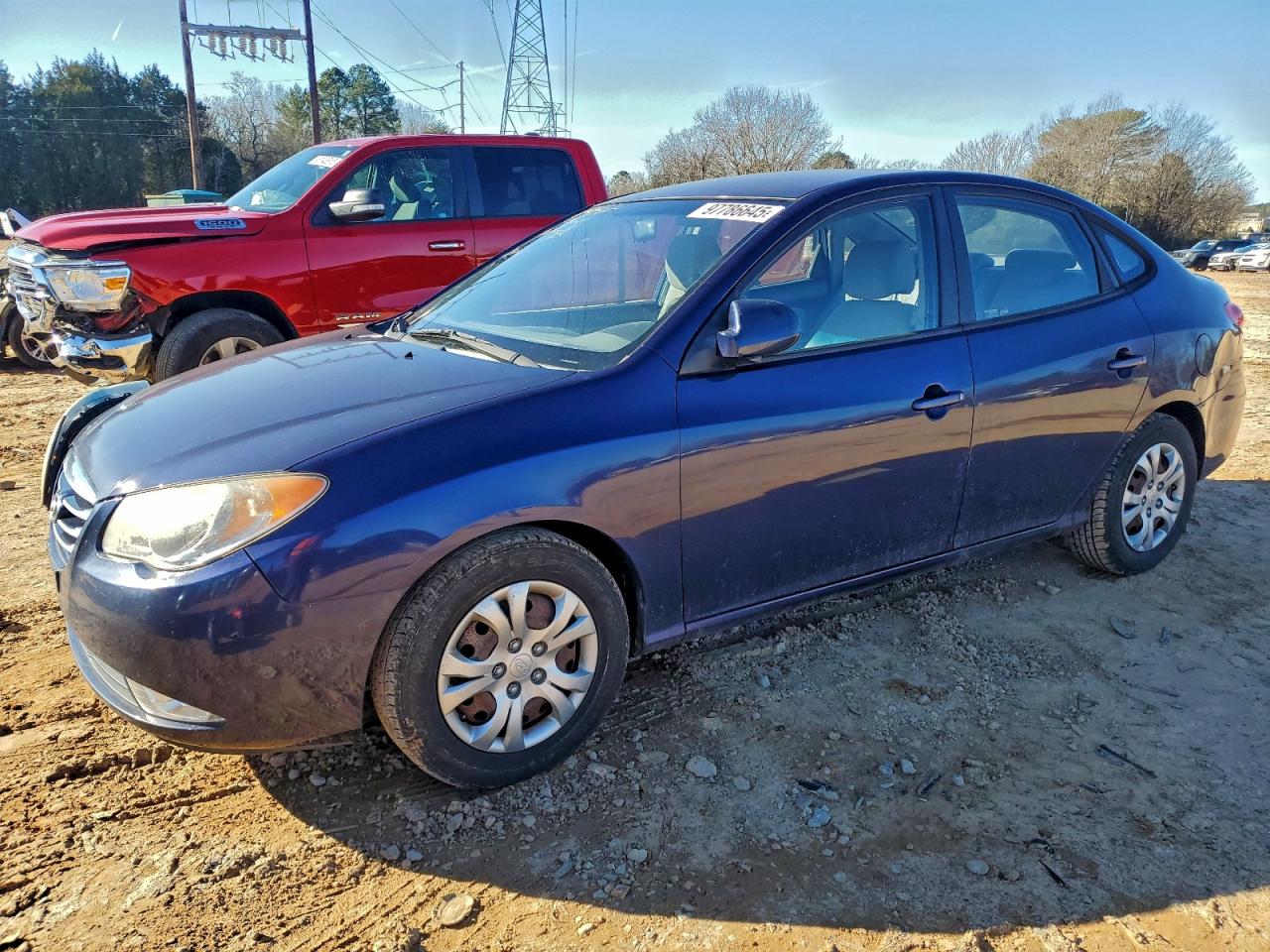 2010 Hyundai Elantra Blue VIN: KMHDU4AD2AU184510 Lot: 97786645
