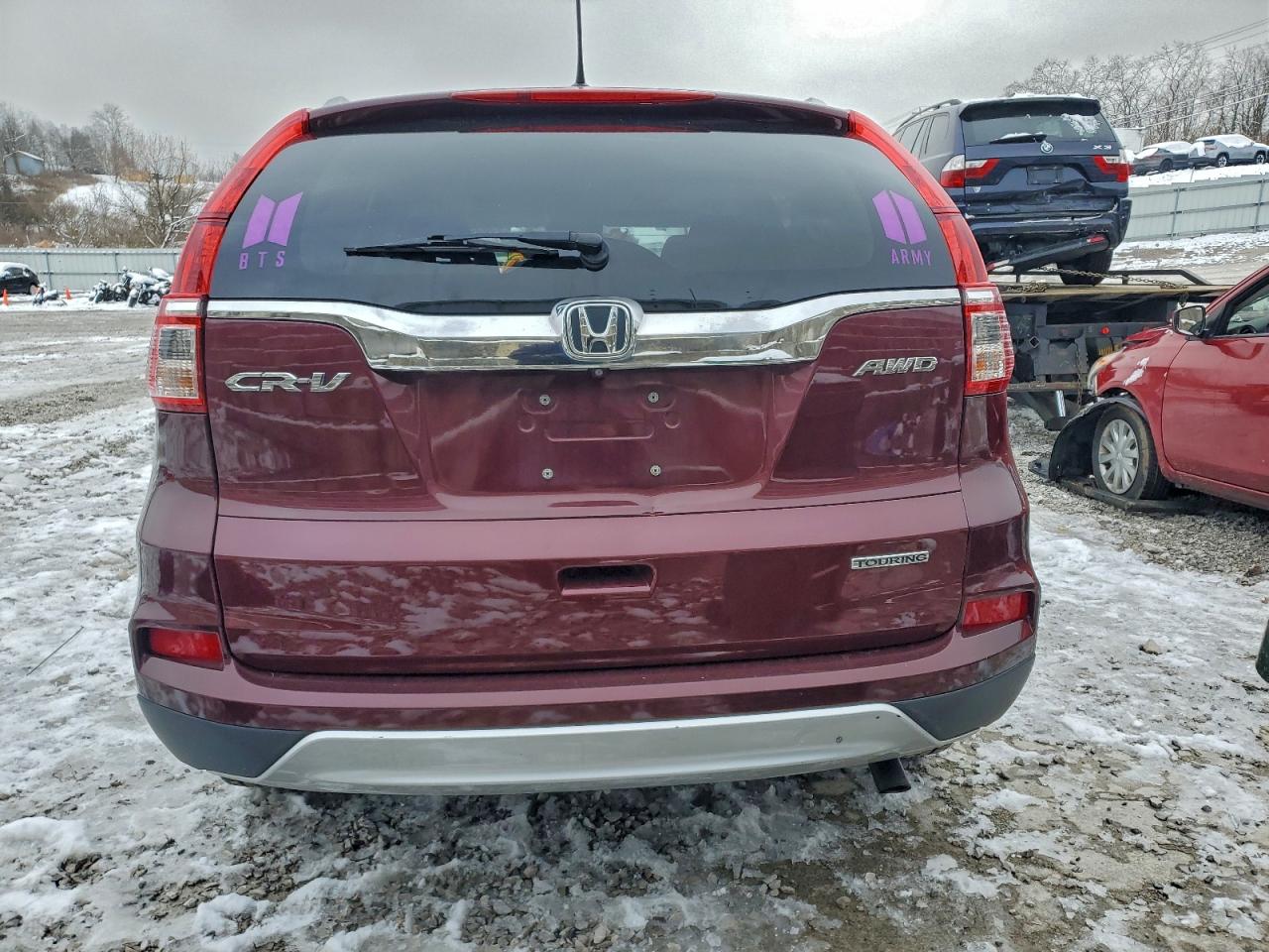 2016 Honda Cr-V Touring VIN: 5J6RM4H96GL033187 Lot: 95839005
