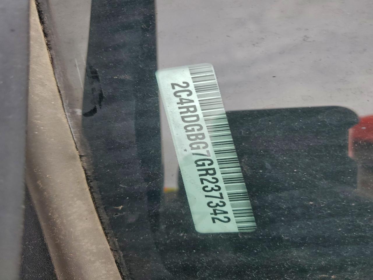 2016 Dodge Grand Caravan Se VIN: 2C4RDGBG7GR237342 Lot: 96675905