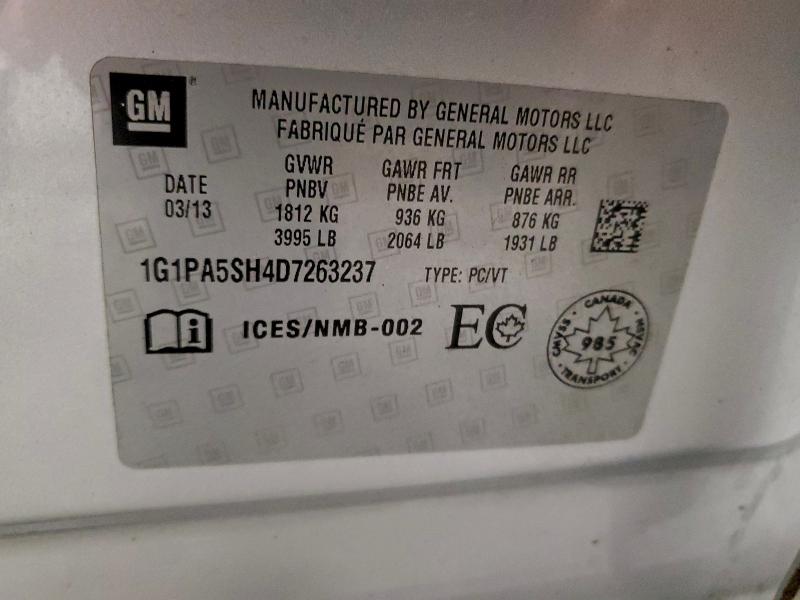 2013 CHEVROLET CRUZE LS  