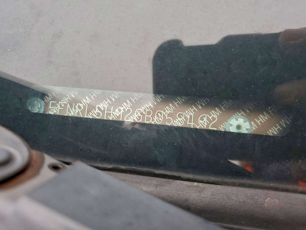 2016 Honda Odyssey Touring VIN: 5FNRL5H92GB058492 Lot: 94800605