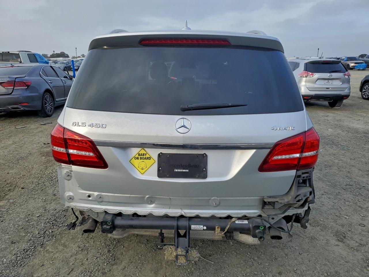 2017 Mercedes-Benz Gls 450 4Matic VIN: 4JGDF6EE6HA740550 Lot: 94793325