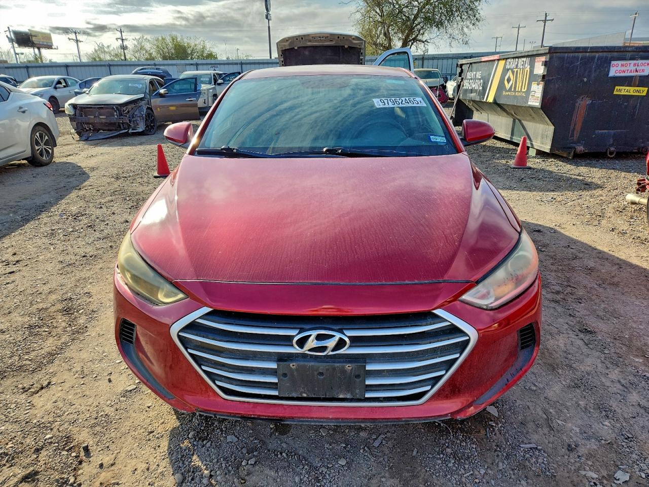 2017 Hyundai Elantra Se VIN: KMHD84LF5HU061295 Lot: 97962465