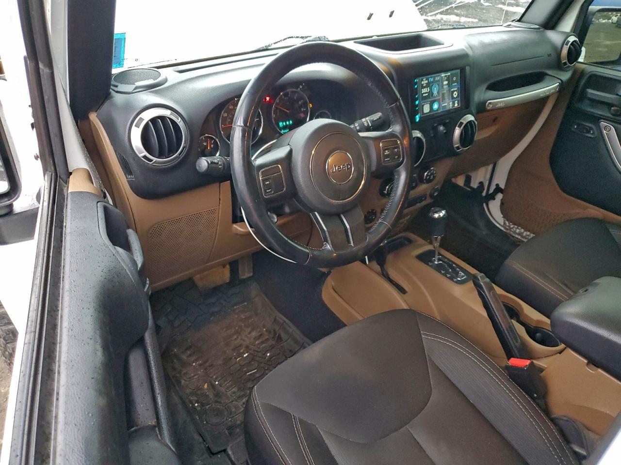 2015 Jeep Wrangler Sahara VIN: 1C4AJWBG1FL523176 Lot: 95531215