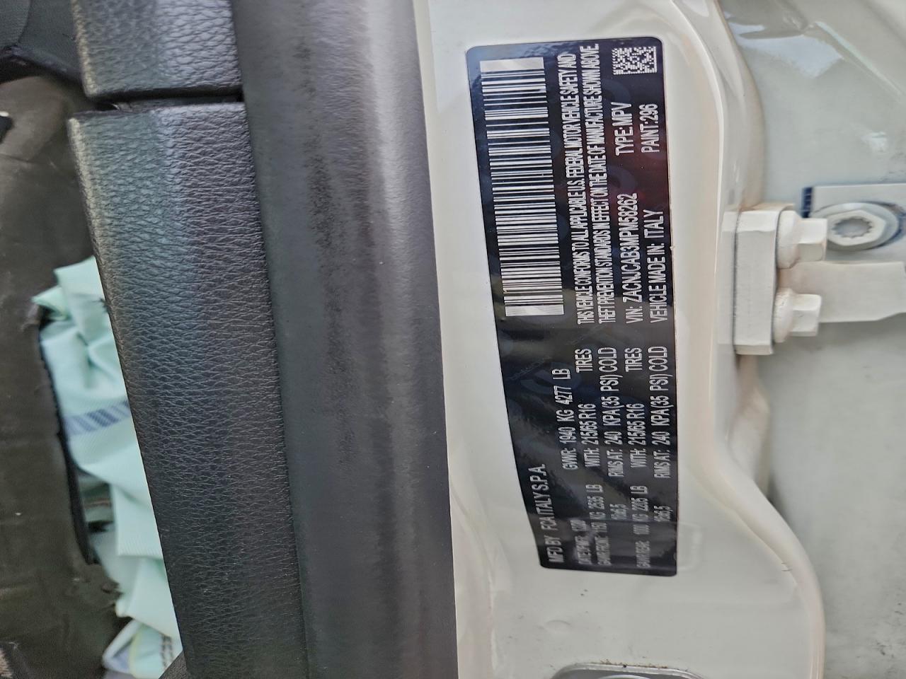 2021 Jeep Renegade Sport VIN: ZACNJCAB3MPM58262 Lot: 94752315