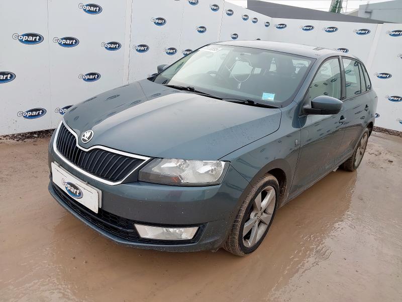 2014 SKODA RAPID SPACEBACK 1.6 TDI CR 90 ELEGANCE 5DR DSG for sale at Copart BRISTOL