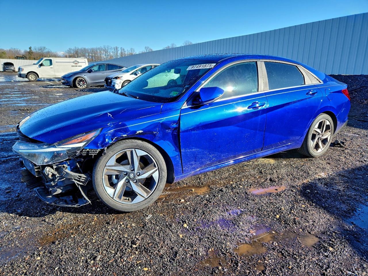 2022 Hyundai Elantra Sel VIN: KMHLN4AG3NU319454 Lot: 97491875