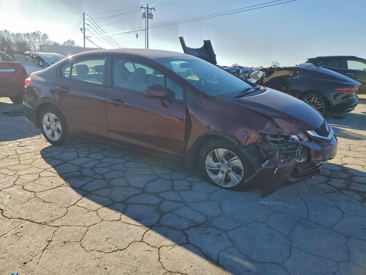 2013 Honda Civic Lx VIN: 19XFB2F56DE096880 Lot: 98092345