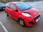 2013 PEUGEOT 107 1.0 ALLURE 5DR for sale at Copart SANDWICH