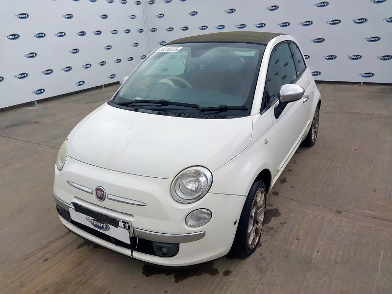 2009 FIAT 500 1.4 LOUNGE 2DR for sale at Copart SANDWICH