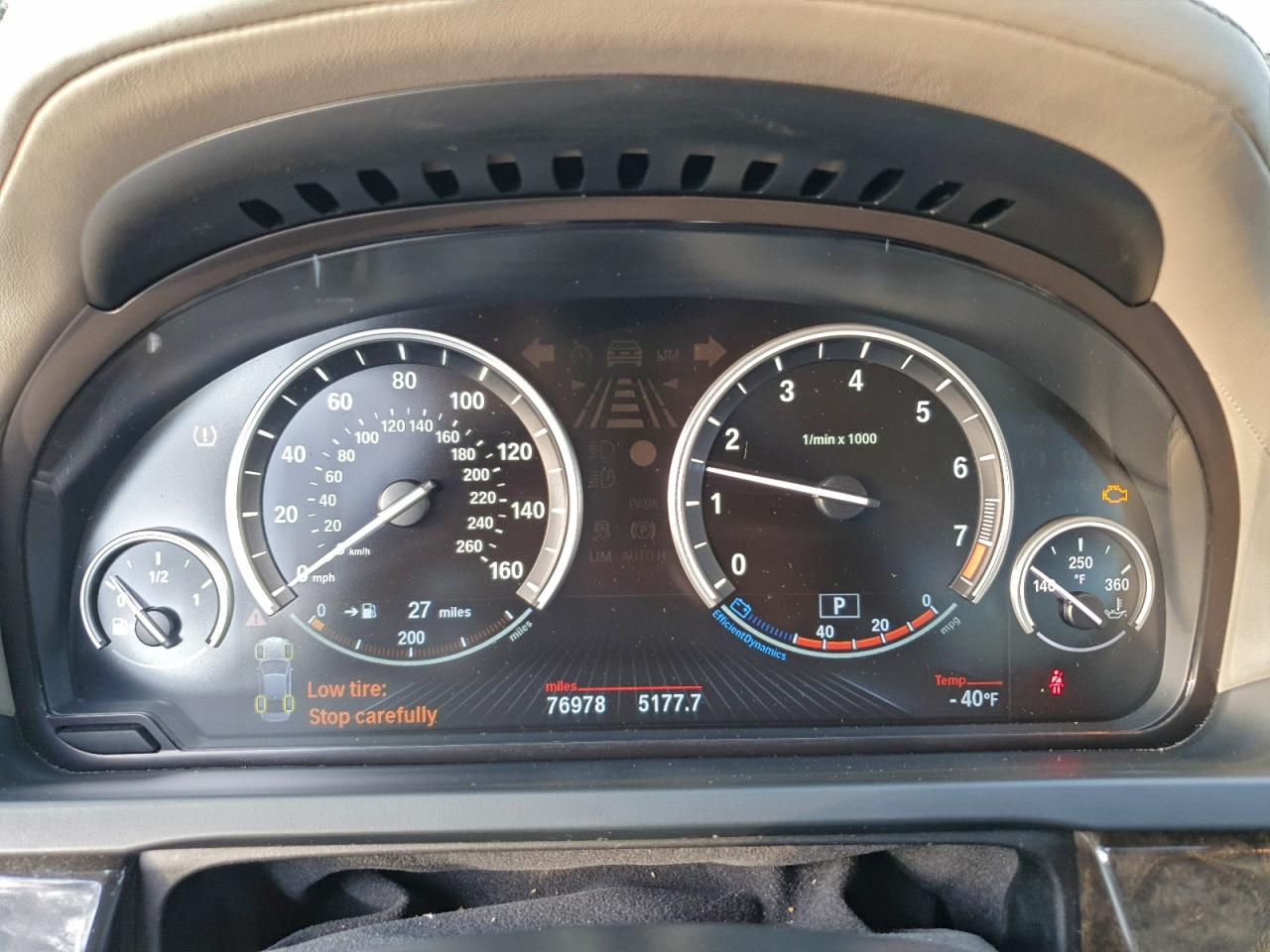 2013 BMW 750 Li VIN: WBAYE8C57DD132405 Lot: 94661405