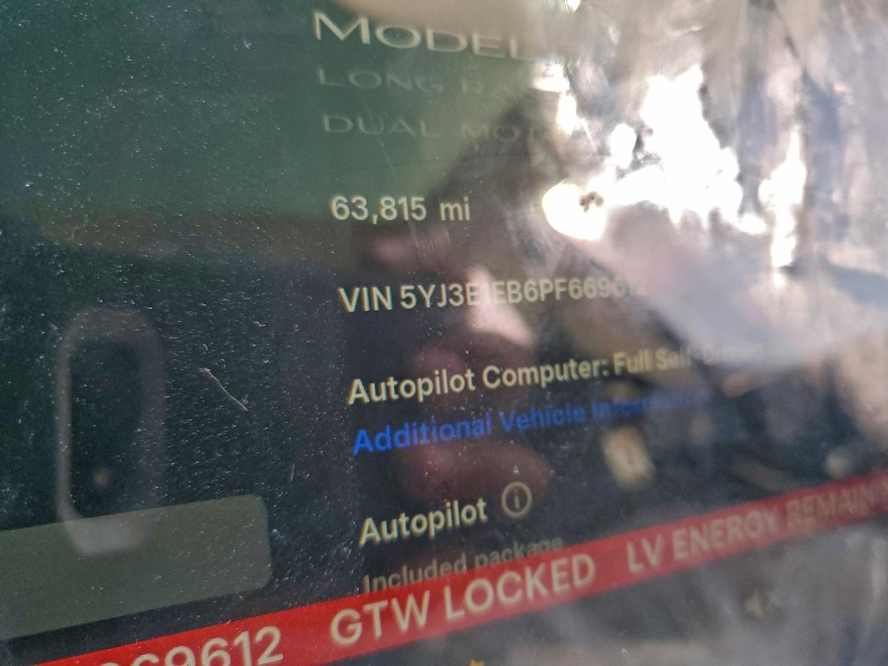 2023 Tesla Model 3 VIN: 5YJ3E1EB6PF669612 Lot: 94720565