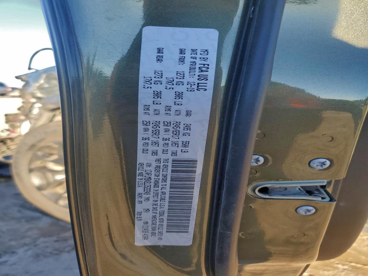 2020 Jeep Cherokee Trailhawk VIN: 1C4PJMBX2LD522249 Lot: 97855245