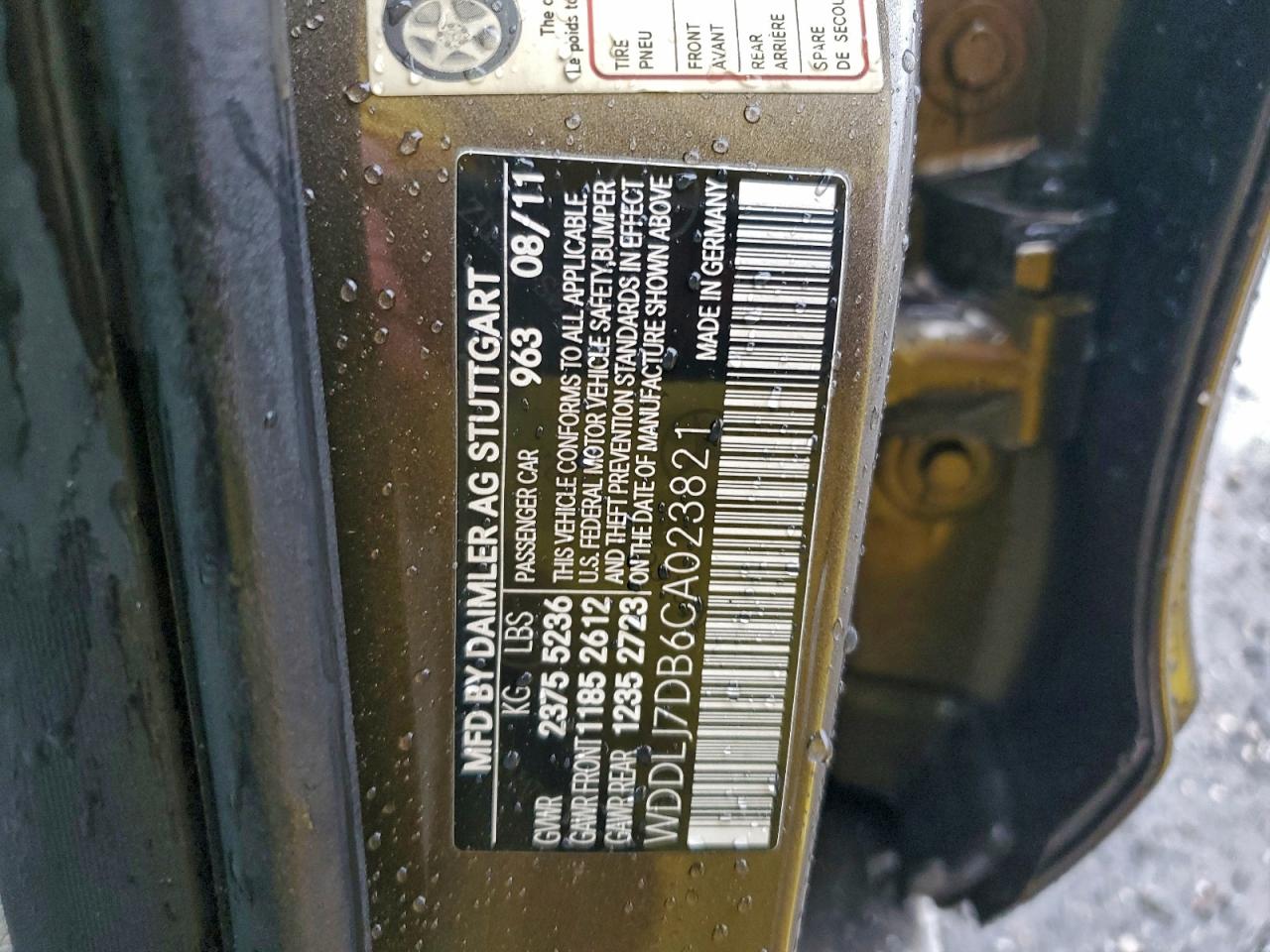 Фото: WDDLJ7DB6CA023821