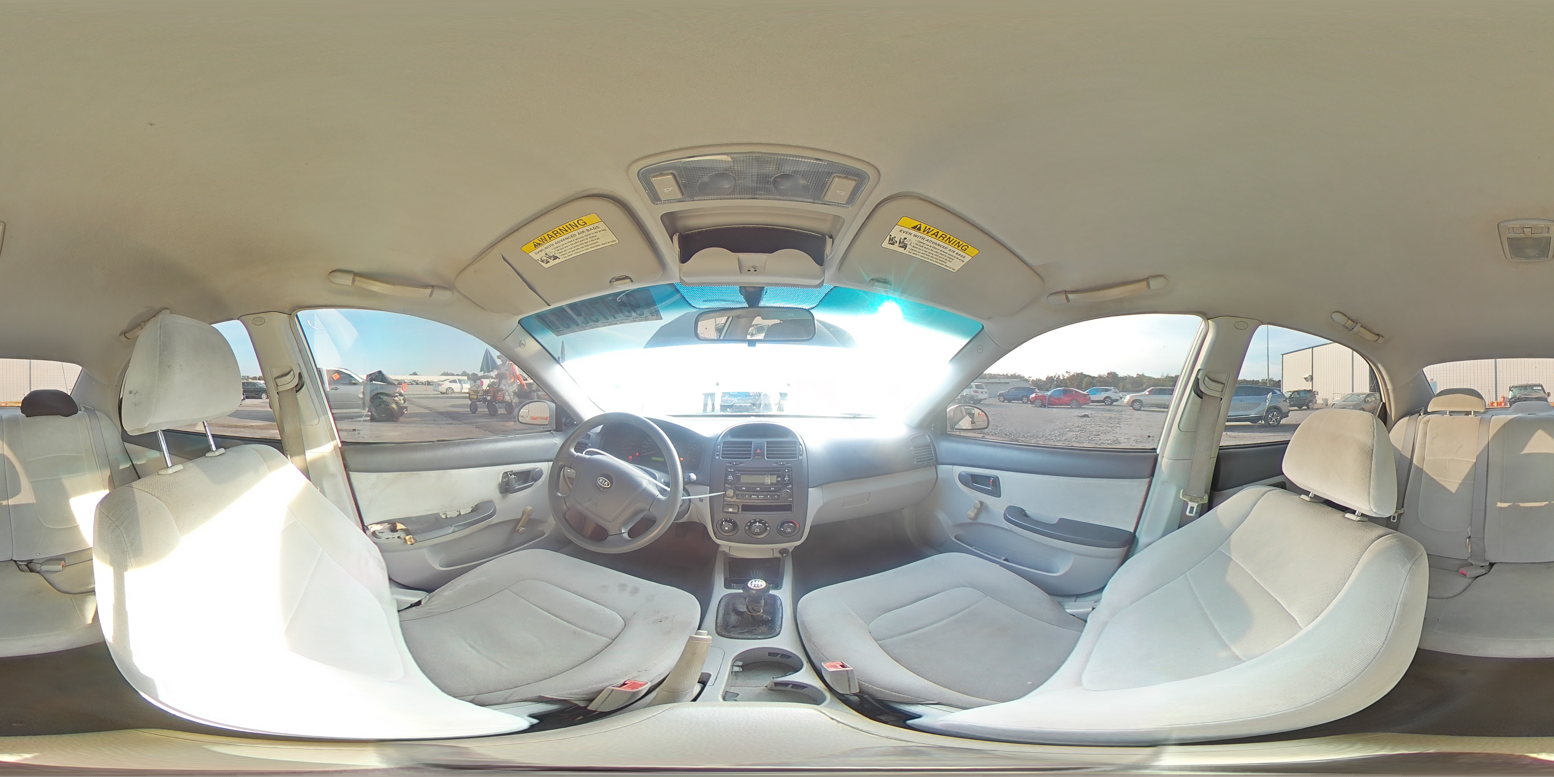 2006 Kia Spectra Lx VIN: KNAFE121365339402 Lot: 95479675