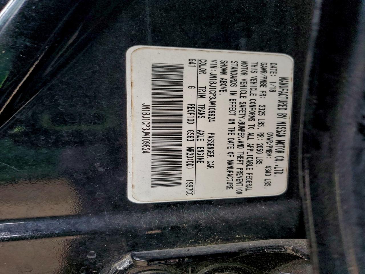 2018 Nissan Rogue Sport S VIN: JN1BJ1CP3JW109624 Lot: 95230615