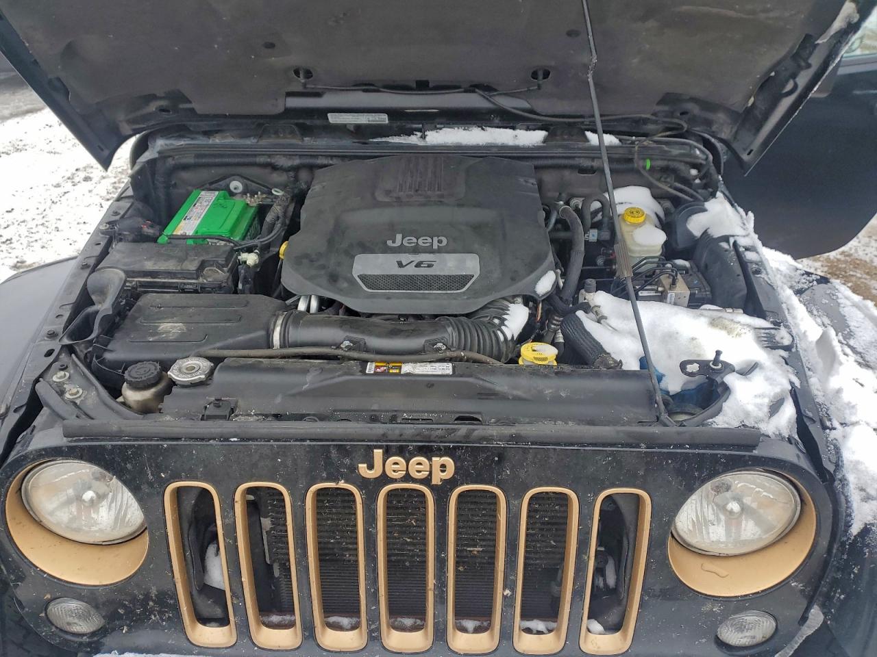 2014 Jeep Wrangler Unlimited Sahara VIN: 1C4BJWEG2EL166928 Lot: 95541375