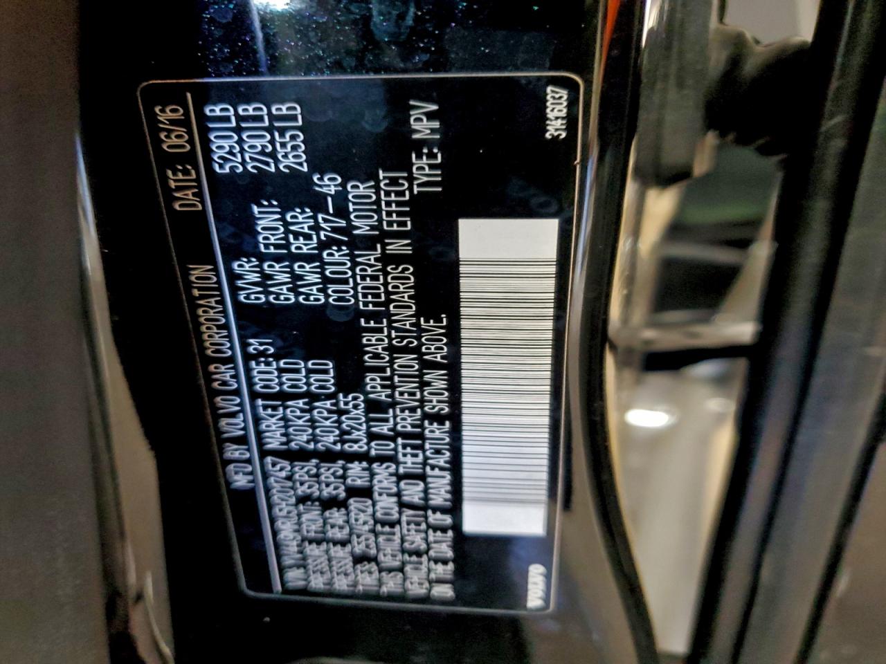 2017 Volvo Xc60 T6 Inscription VIN: YV449MRU5H2017457 Lot: 95118095