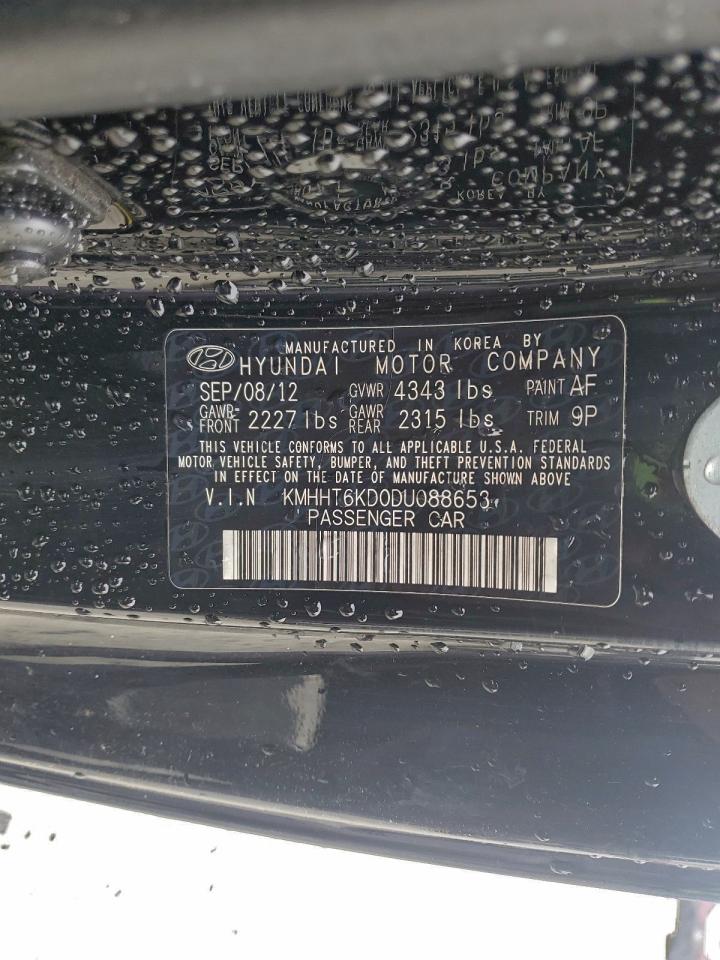 2013 Hyundai Genesis Coupe 2.0T VIN: KMHHT6KD0DU088653 Lot: 94737845