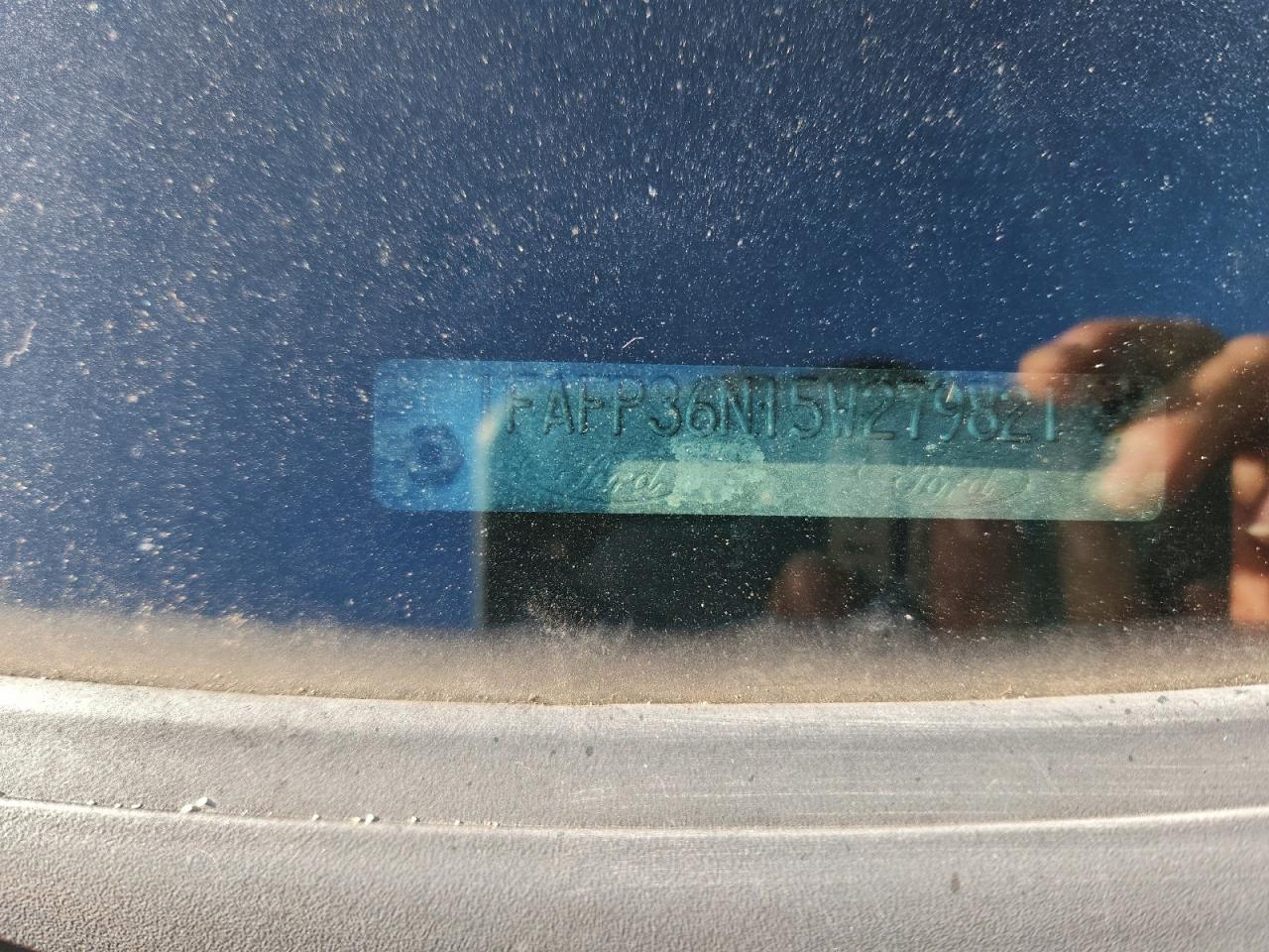 2005 Ford Focus Zxw VIN: 1FAFP36N15W279821 Lot: 94512535