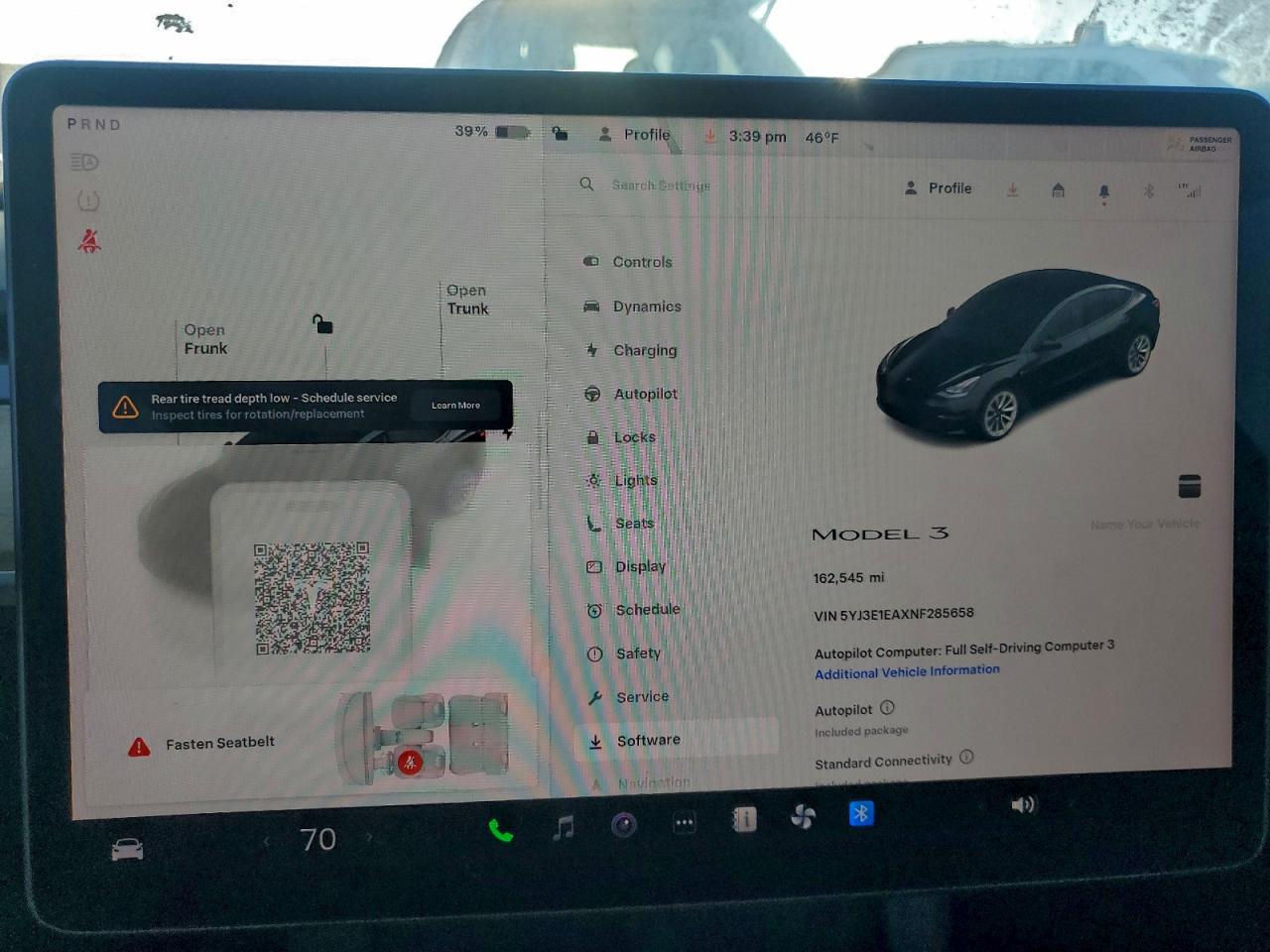 2022 Tesla Model 3 VIN: 5YJ3E1EAXNF285658 Lot: 94930255