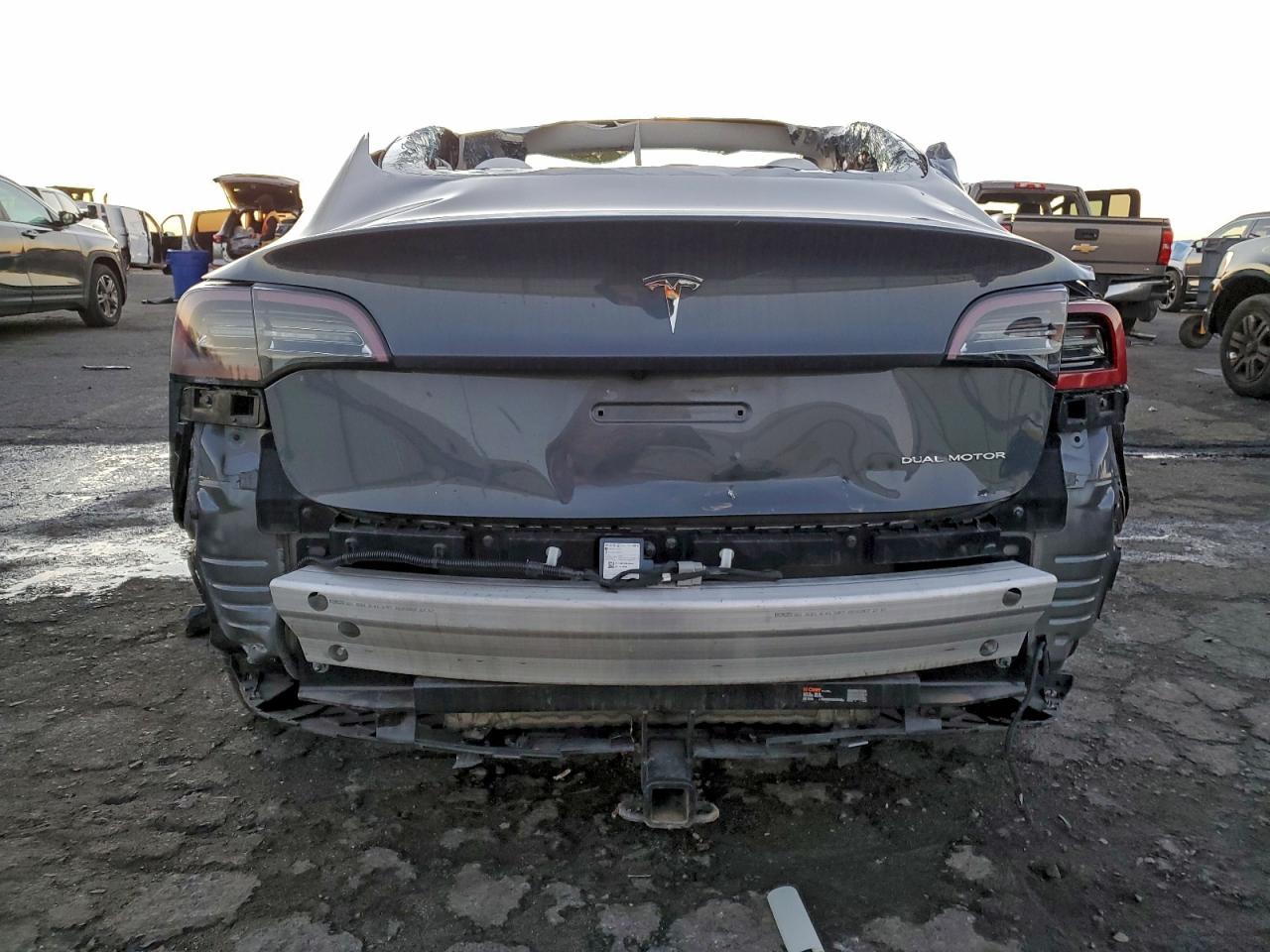 2022 Tesla Model 3 VIN: 5YJ3E1EB7NF127173 Lot: 95528655