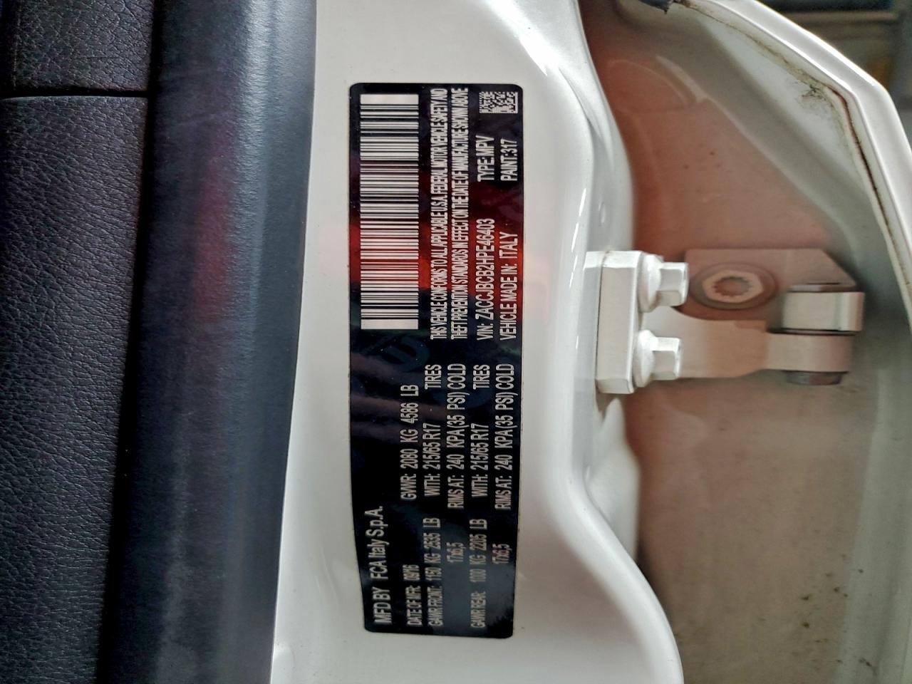 2017 Jeep Renegade Trailhawk VIN: ZACCJBCB2HPE46403 Lot: 94861565