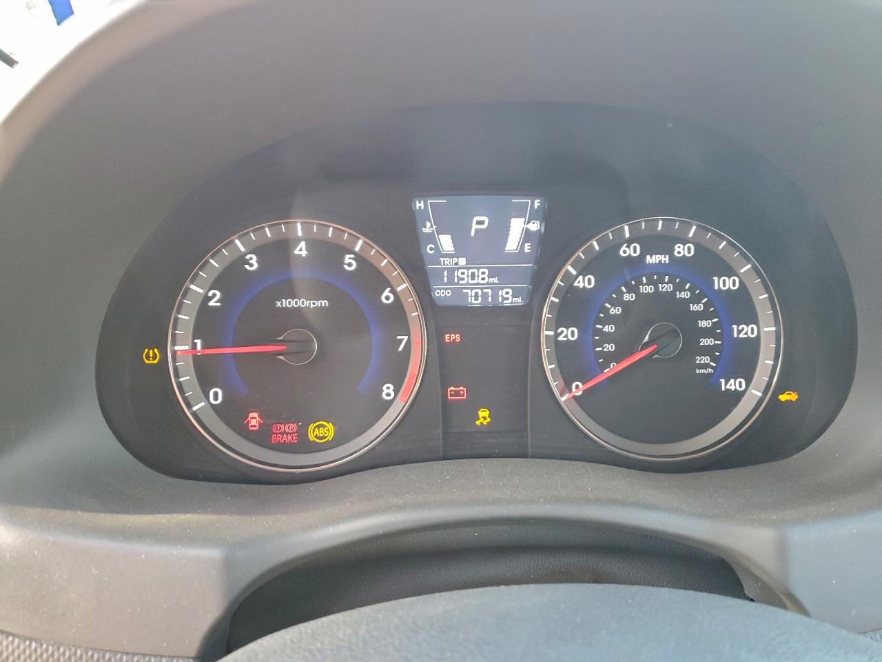 2013 Hyundai Accent Gls VIN: KMHCU4AE8DU289724 Lot: 97816605