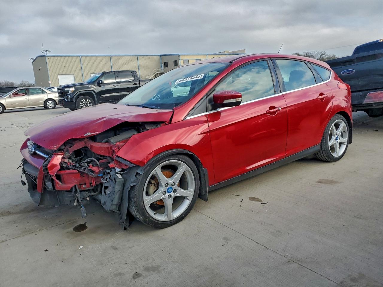 2012 Ford Focus Titanium VIN: 1FAHP3N21CL249846 Lot: 93616035