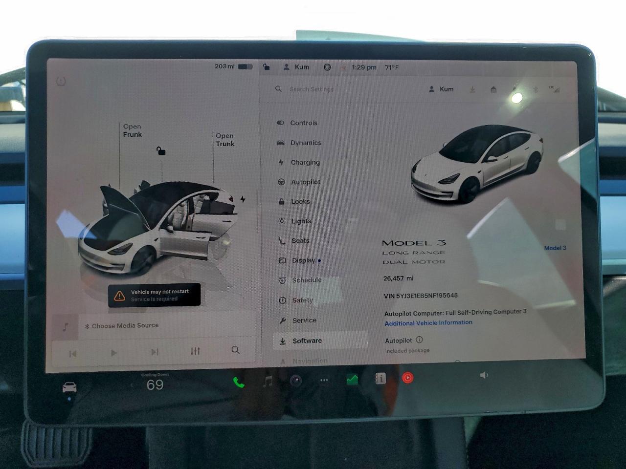 2022 Tesla Model 3 VIN: 5YJ3E1EB5NF195648 Lot: 94810545