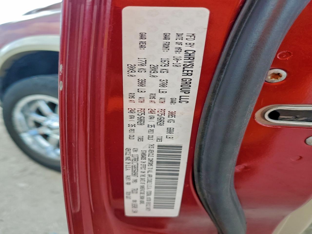 2011 Dodge Ram 1500 VIN: 1D7RB1CT6BS560907 Lot: 95416175