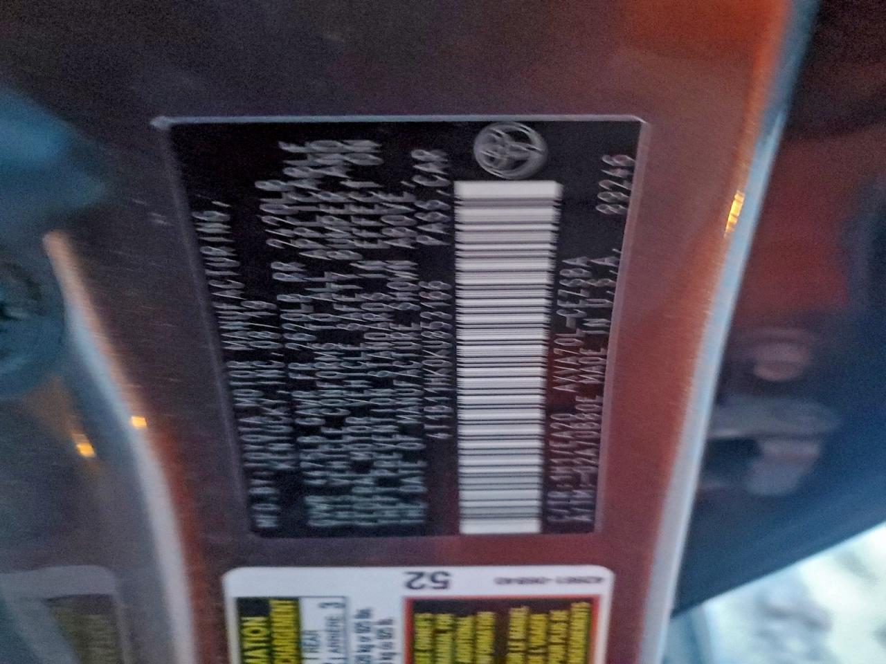 2019 Toyota Camry L VIN: 4T1B11HK0KU853166 Lot: 94067925