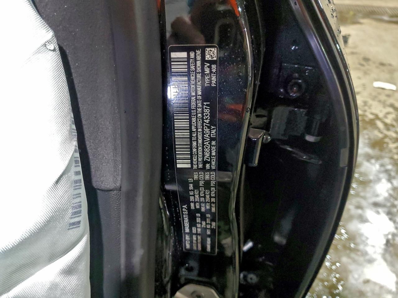 2023 Maserati Grecale Gt VIN: ZN682AVA9P7433871 Lot: 94943355