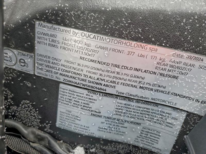 2024 DUCATI PANIGALE V2  