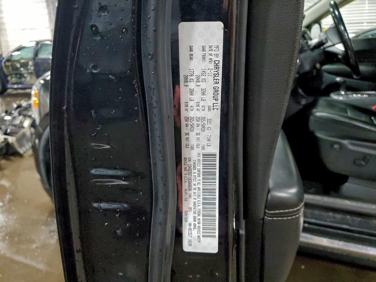 2011 Dodge Durango Citadel VIN: 1D4SE5GT1BC648698 Lot: 94971935