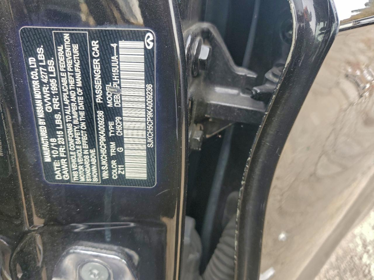 2019 Infiniti Qx30 Pure VIN: SJKCH5CP9KA009236 Lot: 96562125