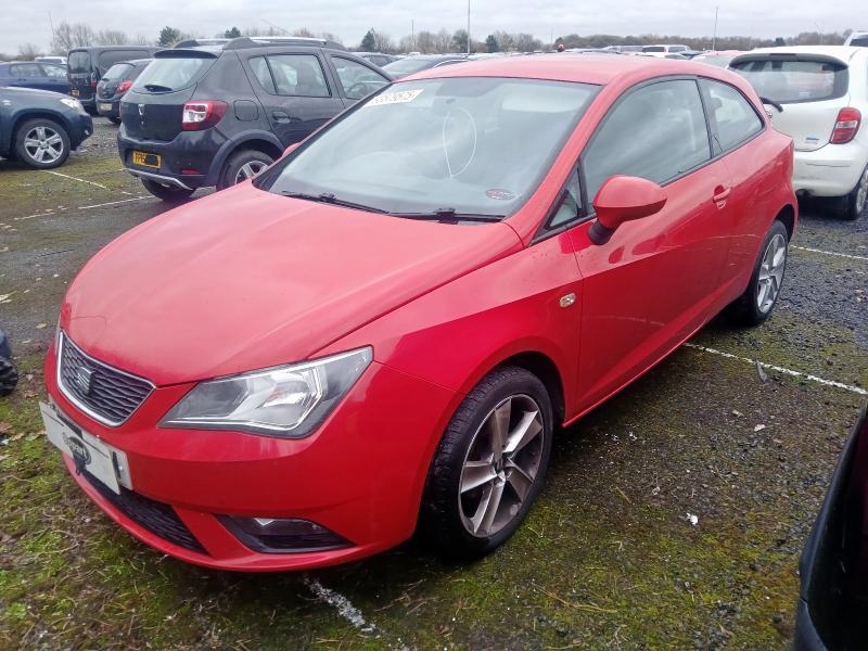 2013 SEAT IBIZA 1.4 TOCA 3DR for sale at Copart SANDTOFT