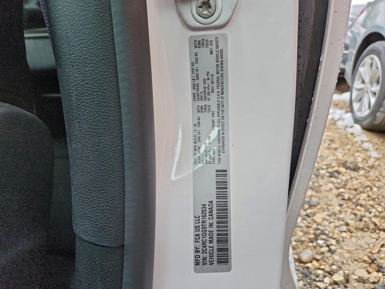 2026 Chrysler Pacifica Limited VIN: 2C4RC1GG9TR162534 Lot: 94338615