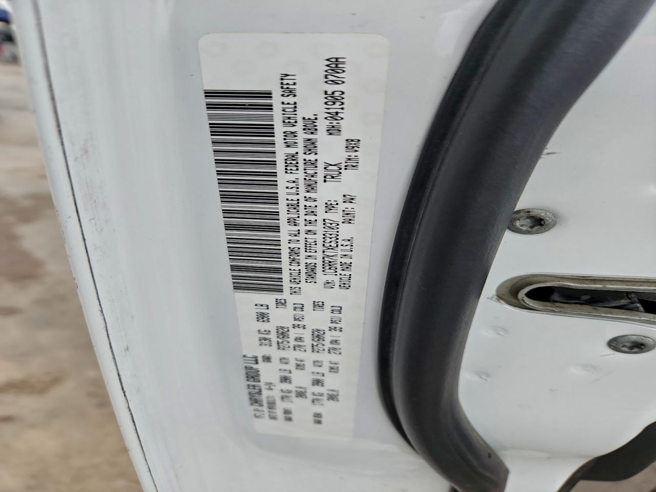 2014 Ram 1500 St VIN: 1C6RR7KTXES331037 Lot: 94153235