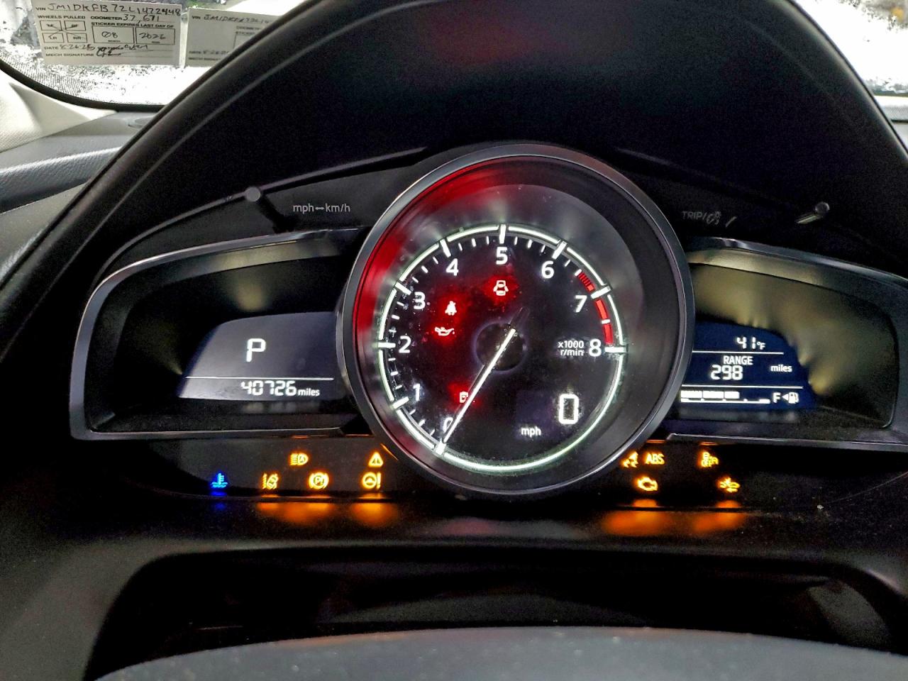 2020 Mazda Cx-3 Sport VIN: JM1DKFB72L1472448 Lot: 96739705