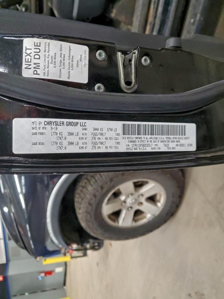 2011 Dodge Ram 1500 VIN: 1D7RV1GP5BS535517 Lot: 95484315