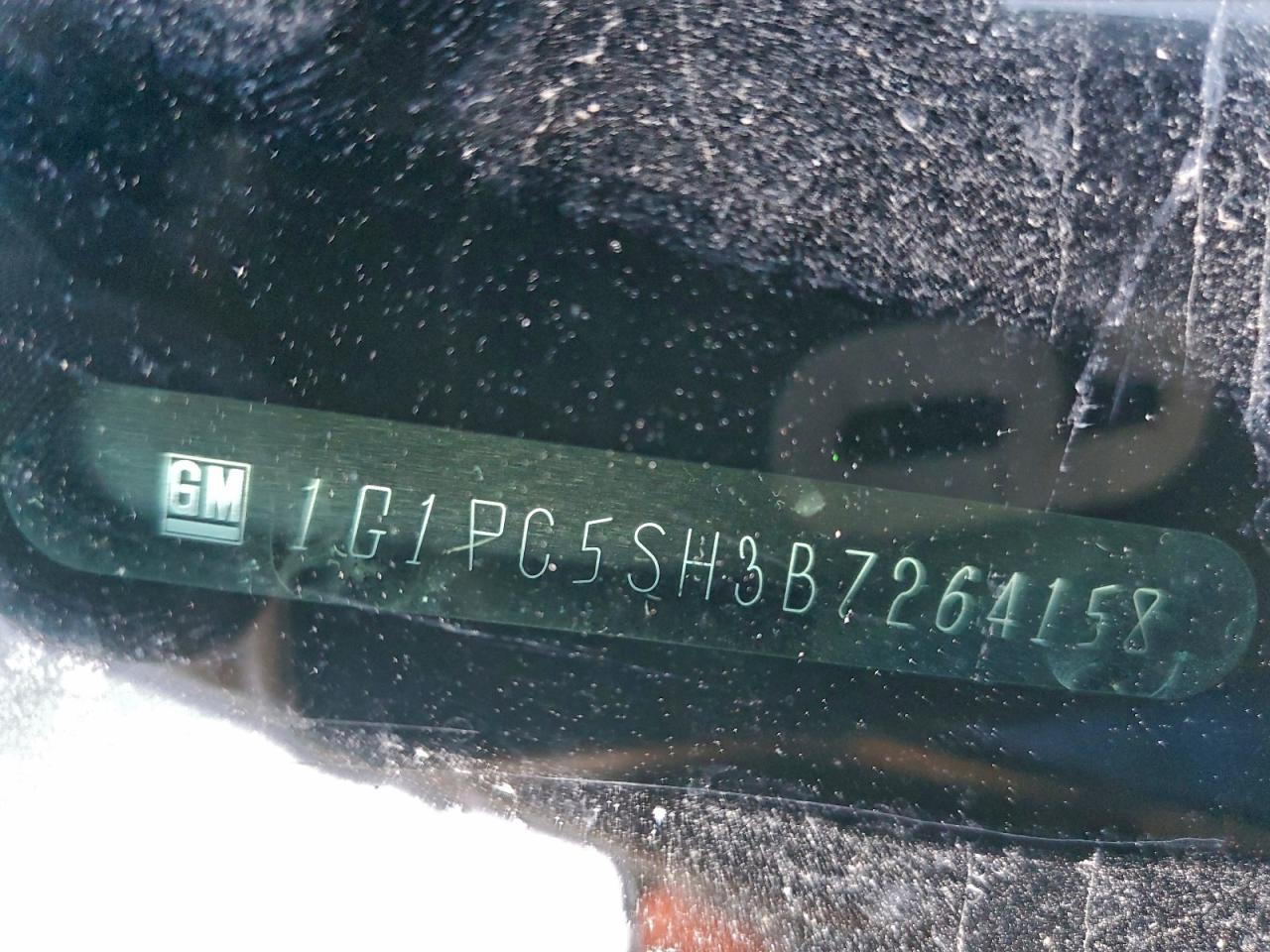 2011 Chevrolet Cruze Ls VIN: 1G1PC5SH3B7264158 Lot: 95214505