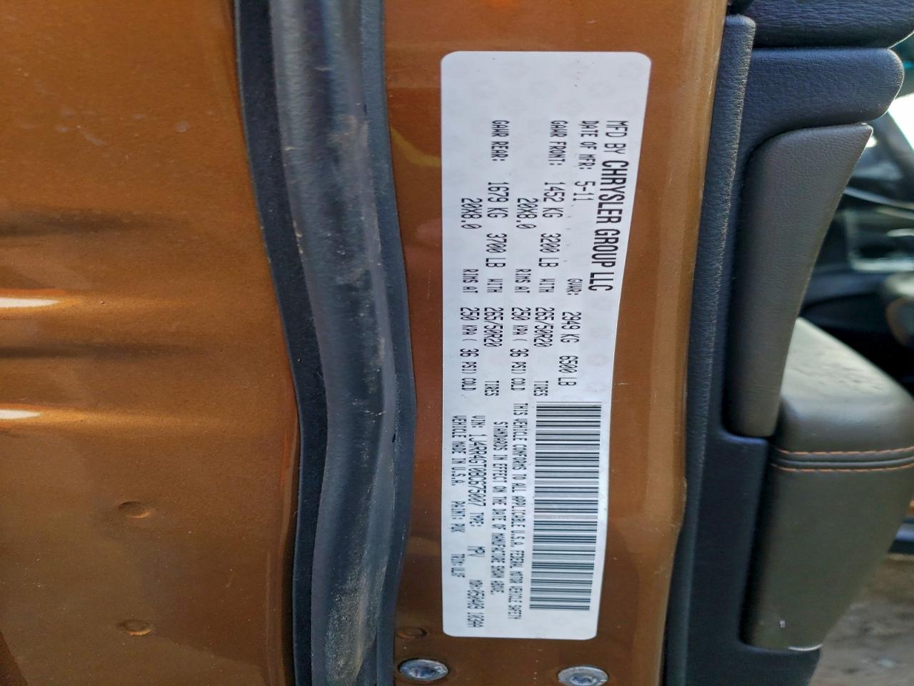 2011 Jeep Grand Cherokee Laredo VIN: 1J4RR4GT0BC675007 Lot: 96610965